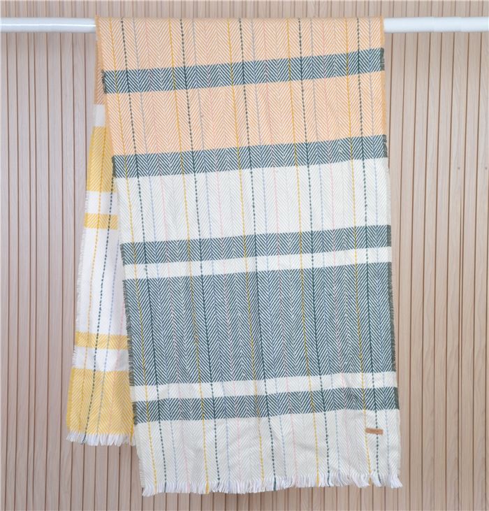 Acrylic woven scarf winter (1)