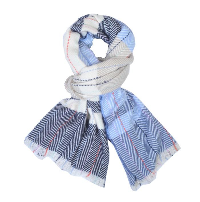 Acrylic woven scarf winter (4)