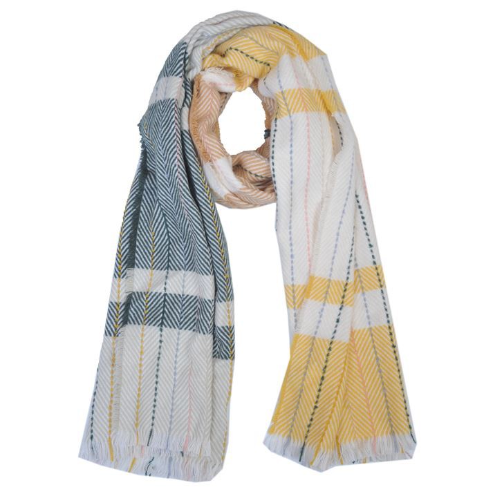 Acrylic woven scarf winter (9)