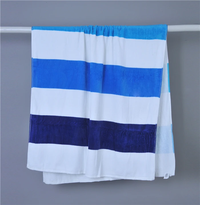 Print  stripe bath towel (3)
