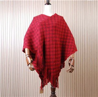Acrylic Knitted Poncho