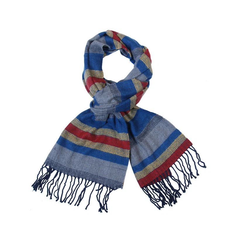 Winter Viscose Long Stripe Scarf