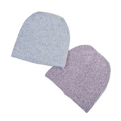 Solid Color Warm Beanie Knit