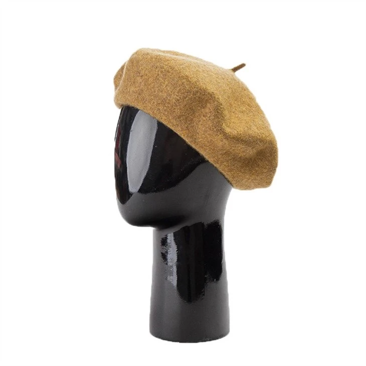 Ladies Wool Felt Beret Hat