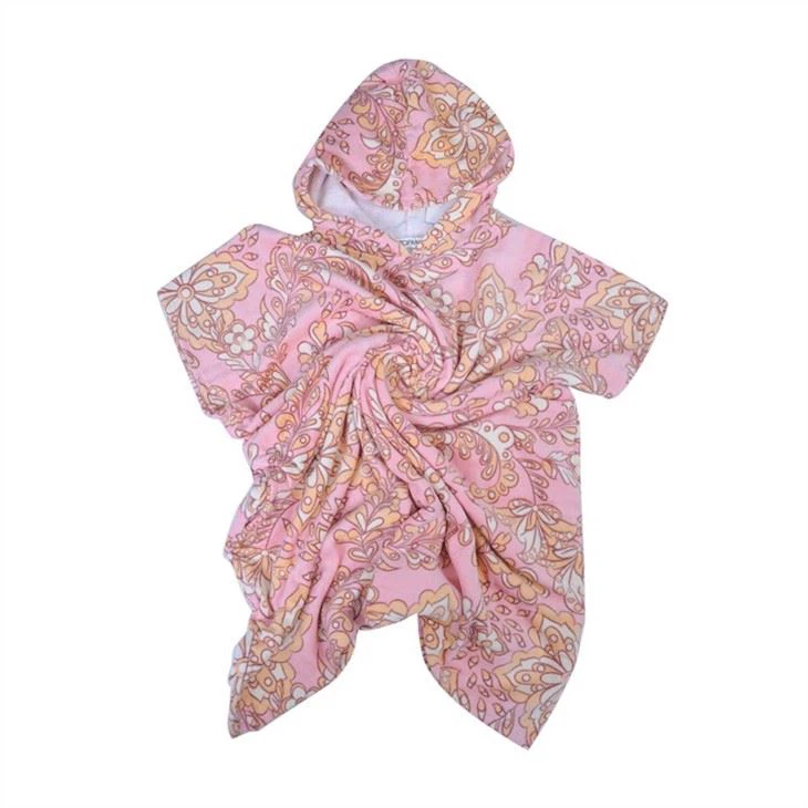 Printed Cotton Poncho Beach Towel