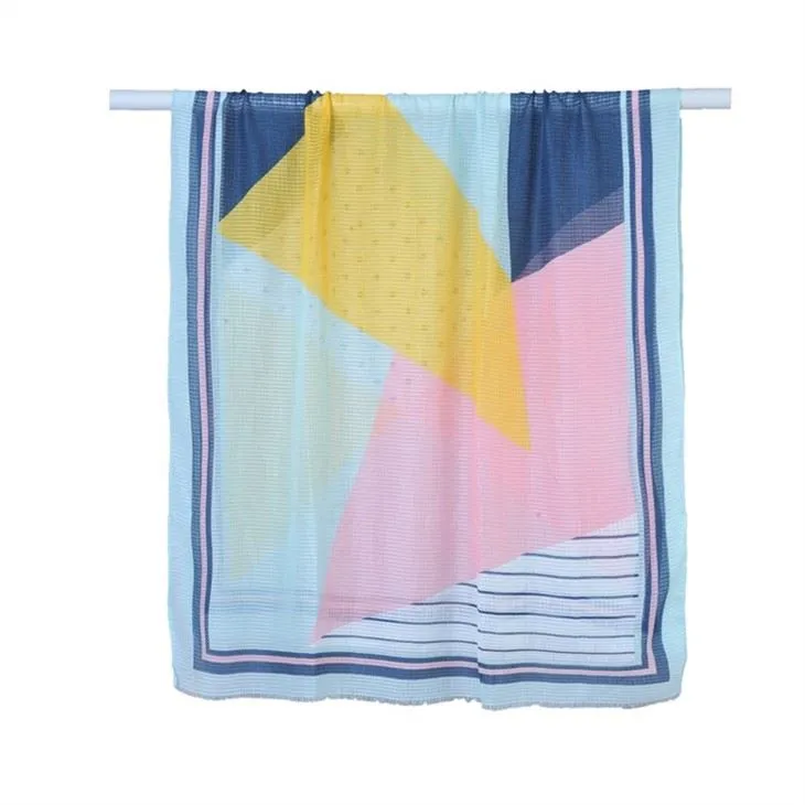 Printed Polyester Shawl Scarf