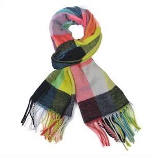 Coloured Checked Scarf