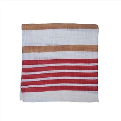 Cotton Striped Scarf