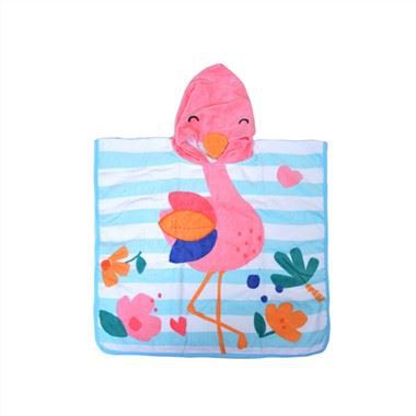 Print Kids Hooded Beach Towel