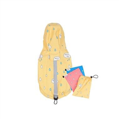 Printted Pet Dog Hooded Raincoat