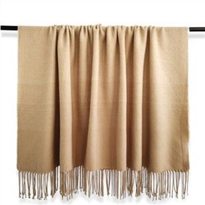 Throw Blanket With Tassels