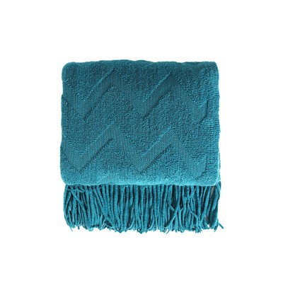 Tassel throw blanket