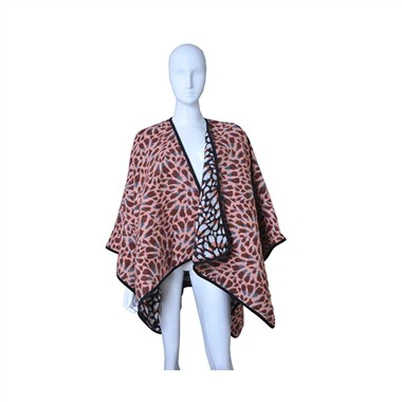 Women Winter Leopard Poncho