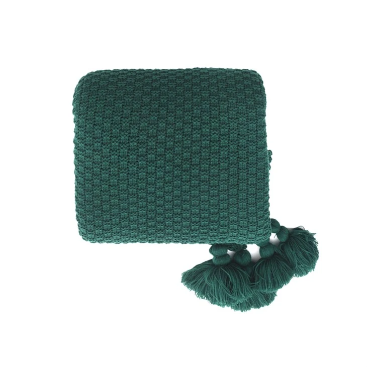 Sofa Knit Tassels Throws Blanket
