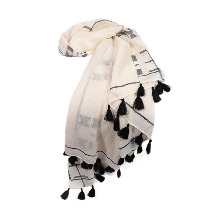 Linen And Cotton Scarf