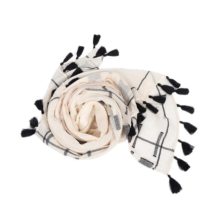 Linen And Cotton Scarf